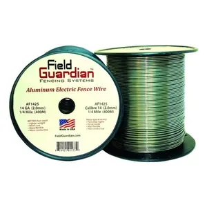 Field Guardian AF1425 14 Gauge Aluminum Wire - 0.25 Mile, Livestock, Flexible, Conductive, High Grade Alloy