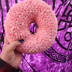 strawberry vanilla and chocolate doughnut