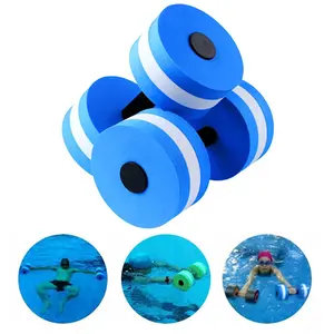 Set of 2 EVA water-floating dumbbells; unisex aquatic exercise boards for cardio workouts; water yoga fitness dumbbells; resistance dumbbells for swimming – ideal for aquatic exercise, Workout Equipment