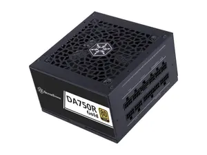 SilverStone DA750R-GMA 750 W ATX 3.0 Compatible 80 PLUS GOLD Certified Full Modular Active PFC (PF>0.9 at full load) PFC Power Supply