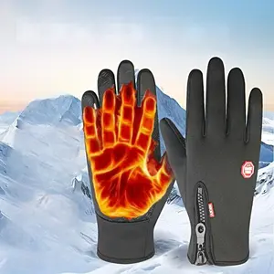 Winter Touch Screen Gloves, Warm Fleece Gloves for Outdoor Sports, Camping, Cycling, Hiking & Running