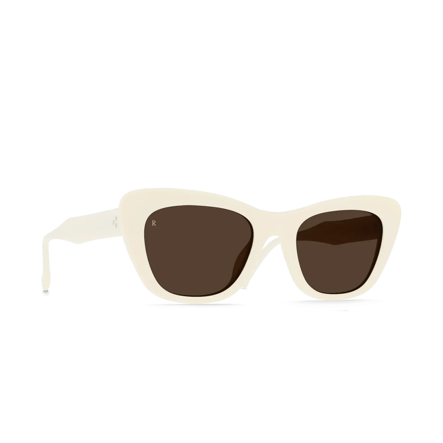 RAEN Kimma-New Blonde Vibrant Brown-52 Cat-Eye Sunglasses with Dramatic Curves & Refined Details in Henna and Cranberry
