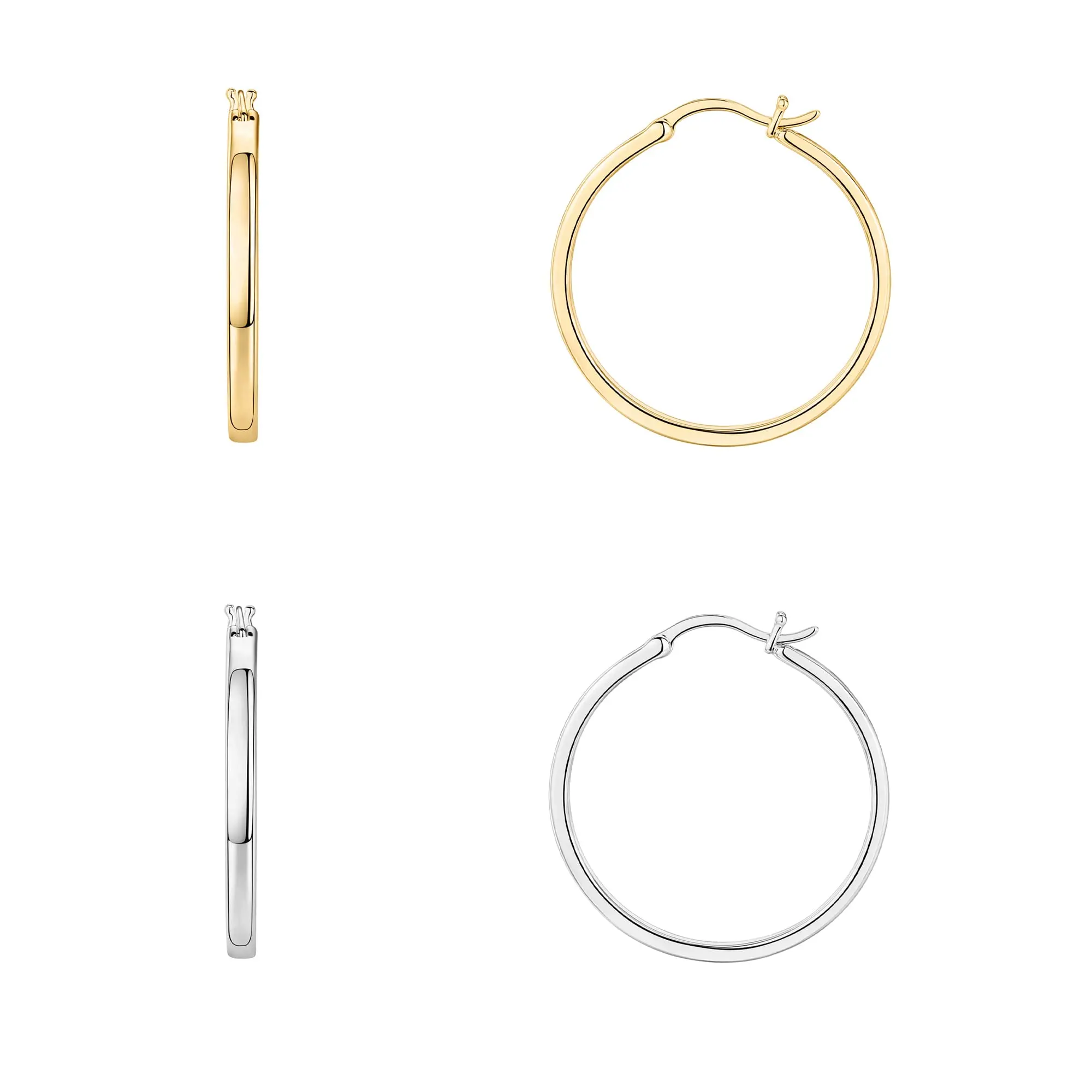 Yellow & White Gold-30 Millimeters