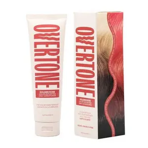 Overtone Golden Rose Daily Conditioner Semi-Permanent Rose Gold Hair Color 4.5 oz - New