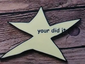 "your did it" star trophy | 3d printed