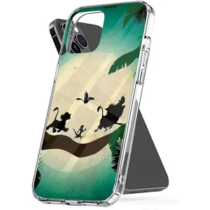 Phone Case Simba Cover Lion Birthday King TPU Shockproof Compatible with iPhone SE 7 8 X XR 11 12 13 14 15 16 Plus Mini Pro Max Samsung Galaxy Note S9 S10 S20 S21 Ultra Plus Protection Protector