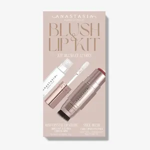 Blush & Lip Kit - Stick Blush in Soft Rose, Crystal Lip Gloss