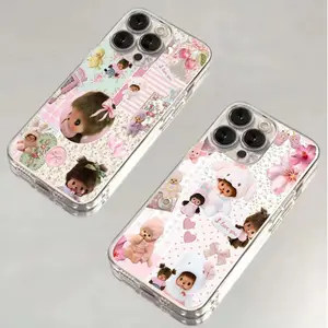Cute M-Monchhichi Phone Case FUNDA For iPhone 17 16 15 14 13 12 11 Pro Max Plus Air & Samsung Galaxy S26 Ultra S25 S24 S23 S22 S21 Plus  - Top Fan's Phone Case Cover as Perfect Gift