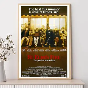 St. Elmo's Fire (1985)--Movie Poster, Art Prints, Home Decor,Wall Art, Poster Unframed
