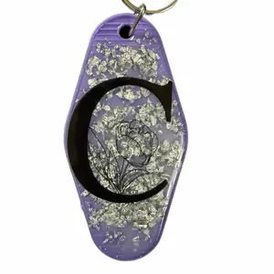 Customized letter keychain