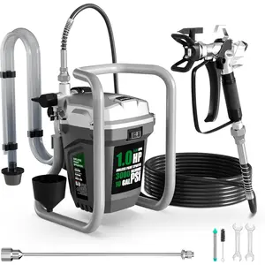 Stand Airless Paint Sprayer 3000PSI for Home Interior & Exterior Furniture & Fences, Cabinet, Ceiling,Handheld Paint Sprayer with Hose