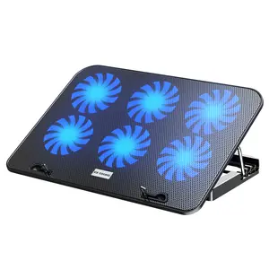 New Laptop Cooler Portable Computer 15.6inch Cooling Base Silent Exhaust Heat Dissipation Stand