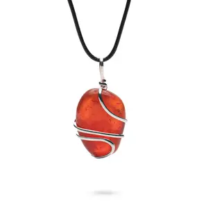 AYANA Red Carnelian Necklace for Confidence, Passion & Vitality – Bold Healing Crystal for Sacral Chakra Energy, Perfect for Aries & Leo Empowerment