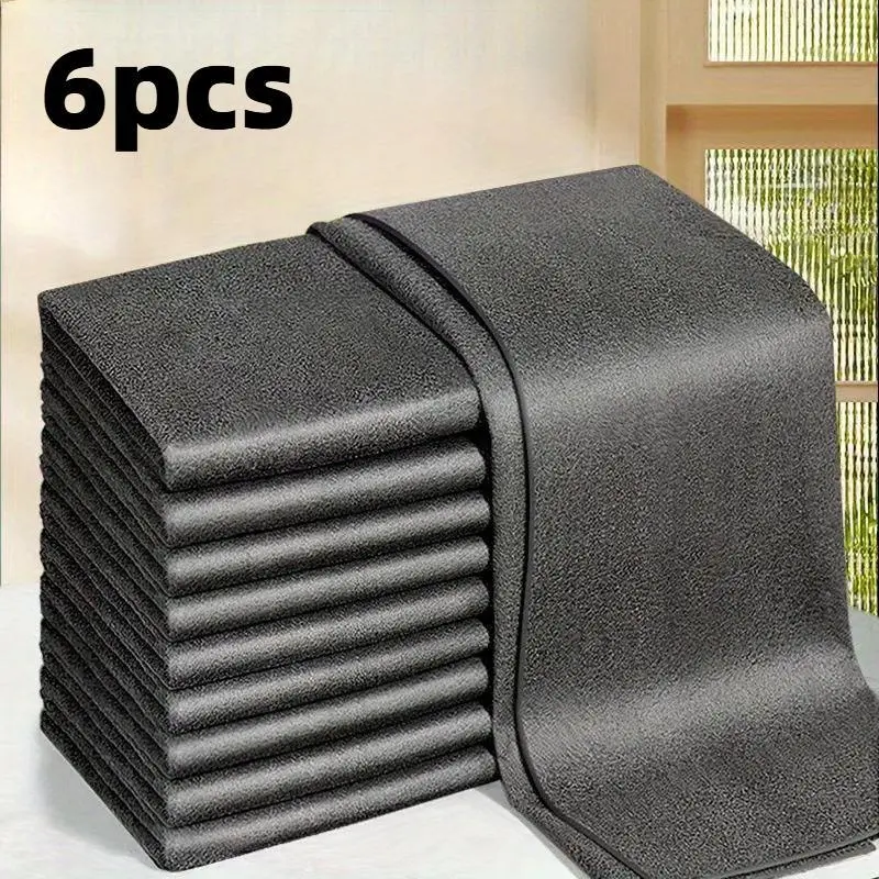 Magic glass cleaning cloth, multi-purpose polyester wipes, Super Absorbent Reusable, suitable for windows, mirrors, car washes, kitchens and bathrooms, thickened and trace-free