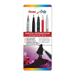 Pentel Arts Digital Integration, Starter Kit, Plastic-Free 5-pk