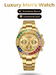 Men's Business Quartz Watch, Waterproof Night Light Wristwatch, Daily Commute Style, Elegant Design for Professional Use, Analog Digital Wristwatch
