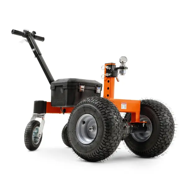 212 MAIN Portable Collapsible Foldable Wagon Electric Power 4-Wheel Dolly - Steel Frame, Ball Mount, Forward/Reverse Function, 3600 lbs Max Load, Ideal for Hard Surfaces