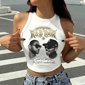 The R&B Tour 2026 Unisex Tank Top, Vintage Music Tour Sleeveless Shirt, Concert Fan Summer Tank for Men Women, Streetwear Graphic Gym Top