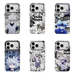 Anime Killua Hunter x Hunter Smartphone Casing, Handheld Cellphone Case Gift for Anime Fans, Phone & Tech Accessories Compatible with iPhone 17 Pro Max, 16, 15, 14, 13, 12, 11, X, Plus Devices