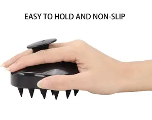Hair Shampoo Brush Soft Silicone Scalp Massager for Scalp Care Body Care Gentle