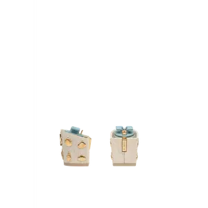 Block Heel Kit 3 Linen Gold Seashell Charm