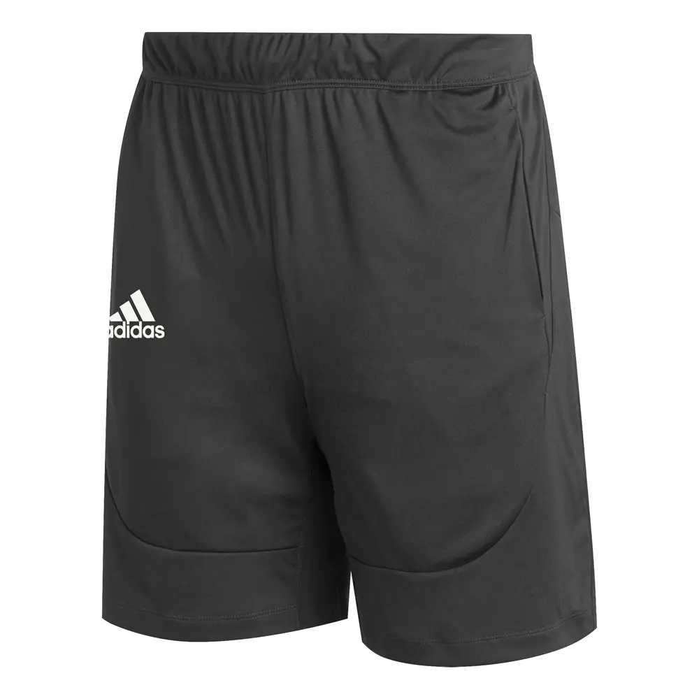 adidas Mens Knit Athletic Shorts Training Casual Bottoms Casual Moisture Wicking - Black