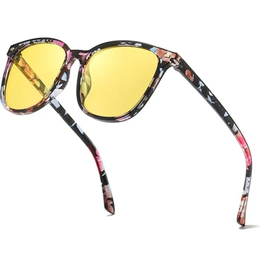 A08 Floral/ Yellow Night Vision 