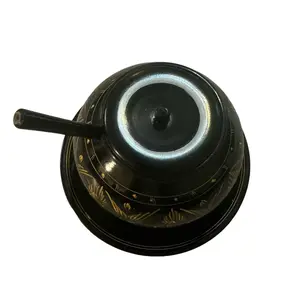 Wooden sugar pot sugar container sugar dispenser decorative wooden sugar pot elegant wooden sugar container Jar Canister Bottles Kitchen