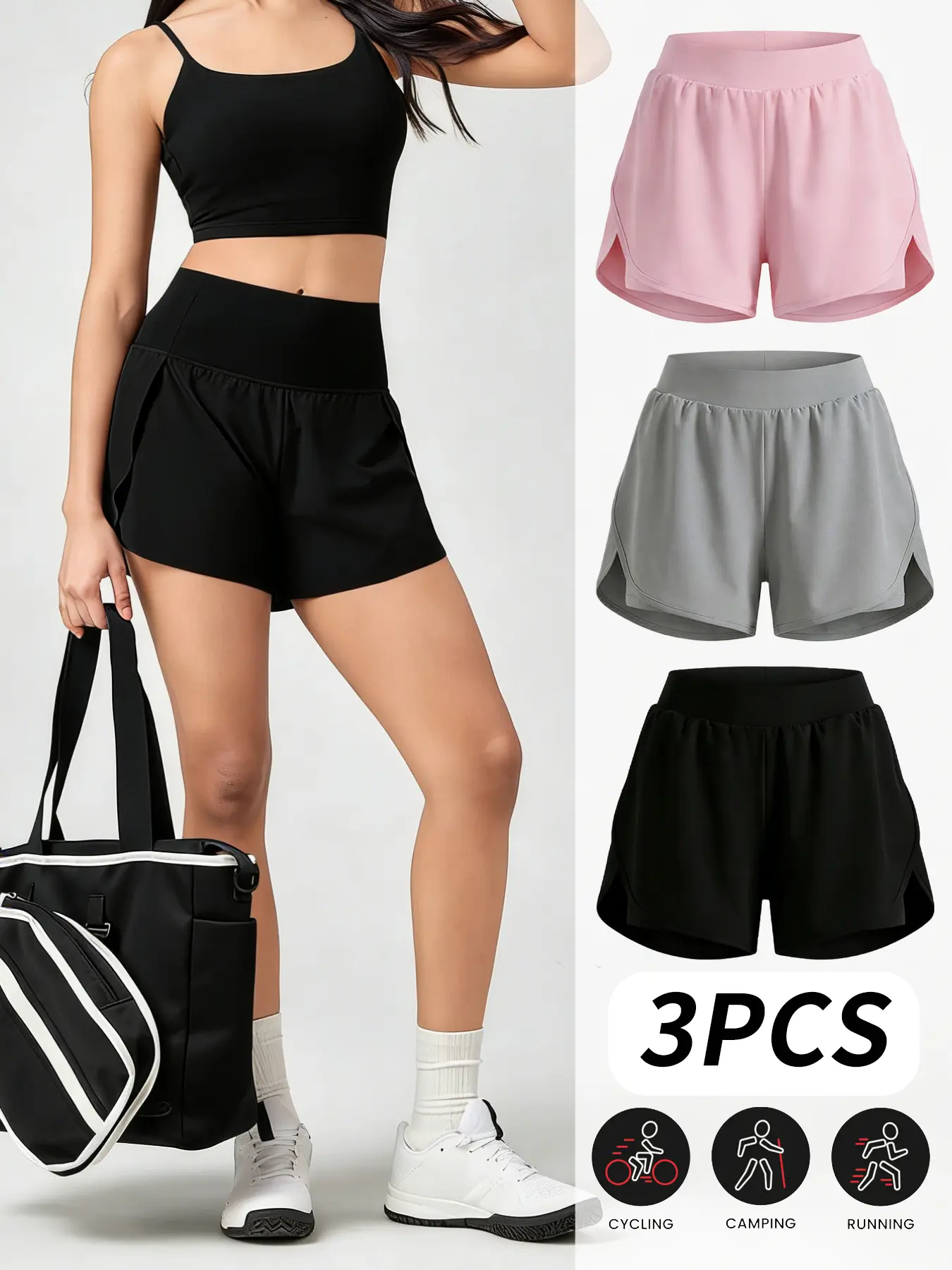 2026 New Arrival Women'S Fashion Casual for sports Skorts  | High-Waisted Stretchy Yoga Skorts, Breathable & Comfortable, Machine Washable, Ideal For Sports, Tennis And Daily Wear