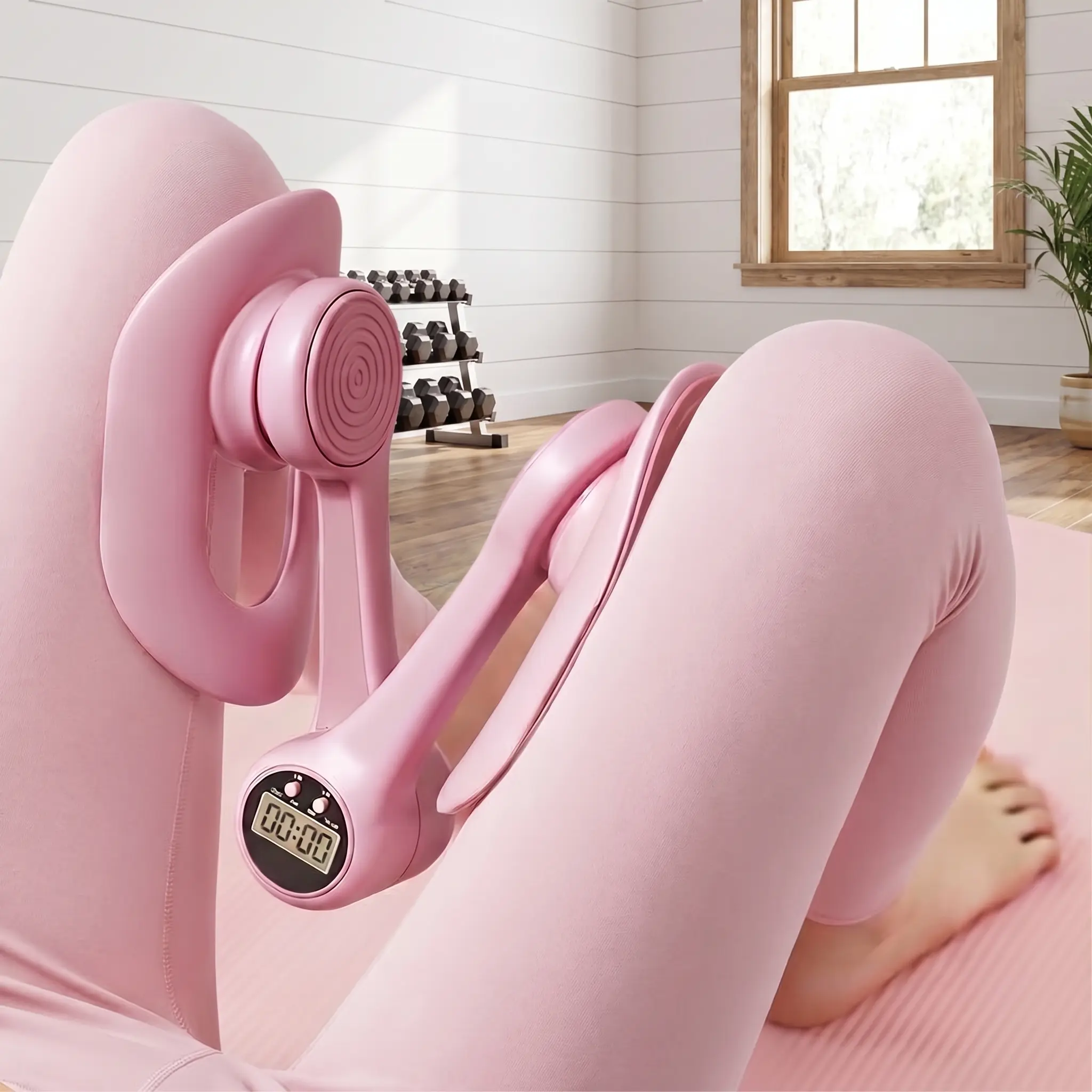 Thigh Exercise Device for Home Use, Portable Leg and Arm Resistance Trainer for Daily Workouts