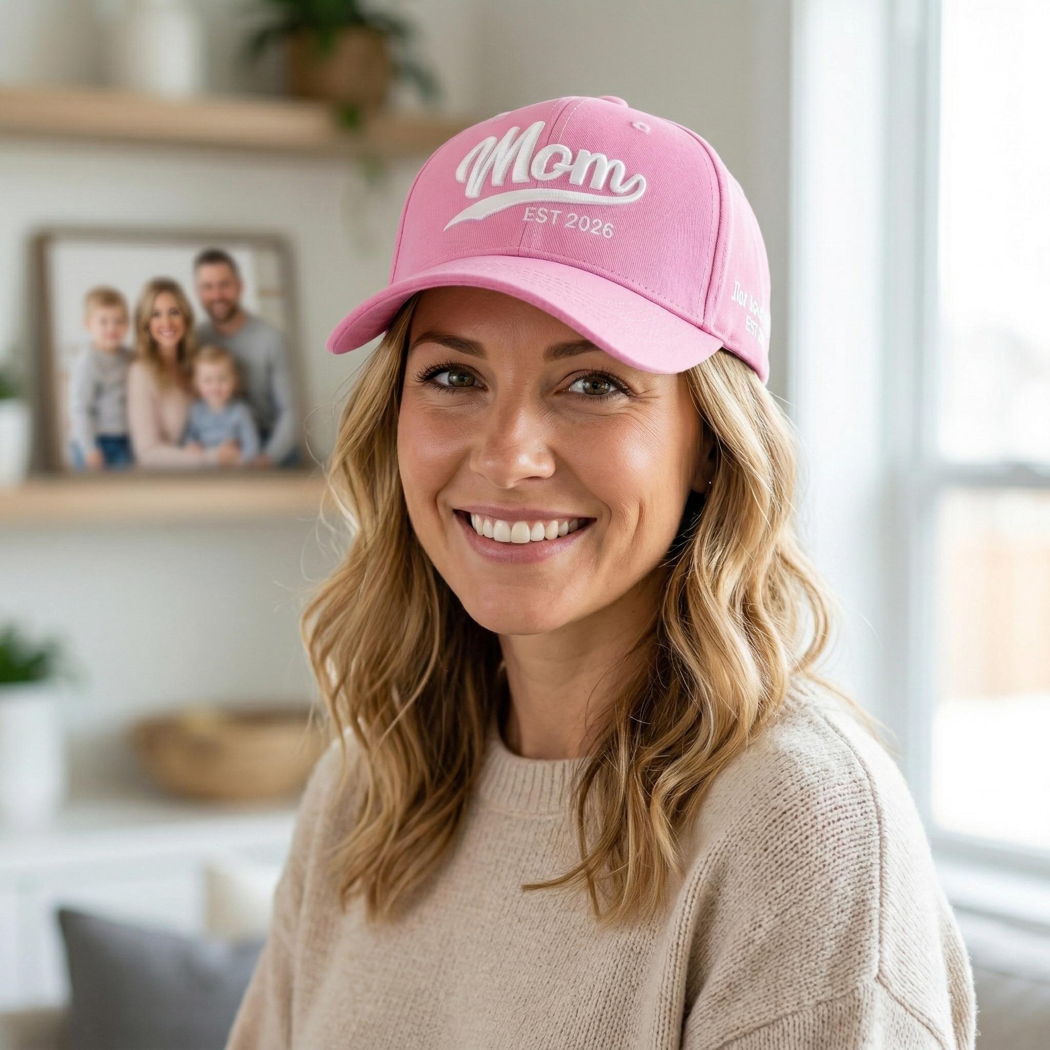 EST 2026 Official Gear! Matching Mom & Dad Hat Set Baseball Caps  Expecting Parents Must-Have