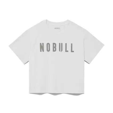 NOBULL Women's  Boxy Tee in White