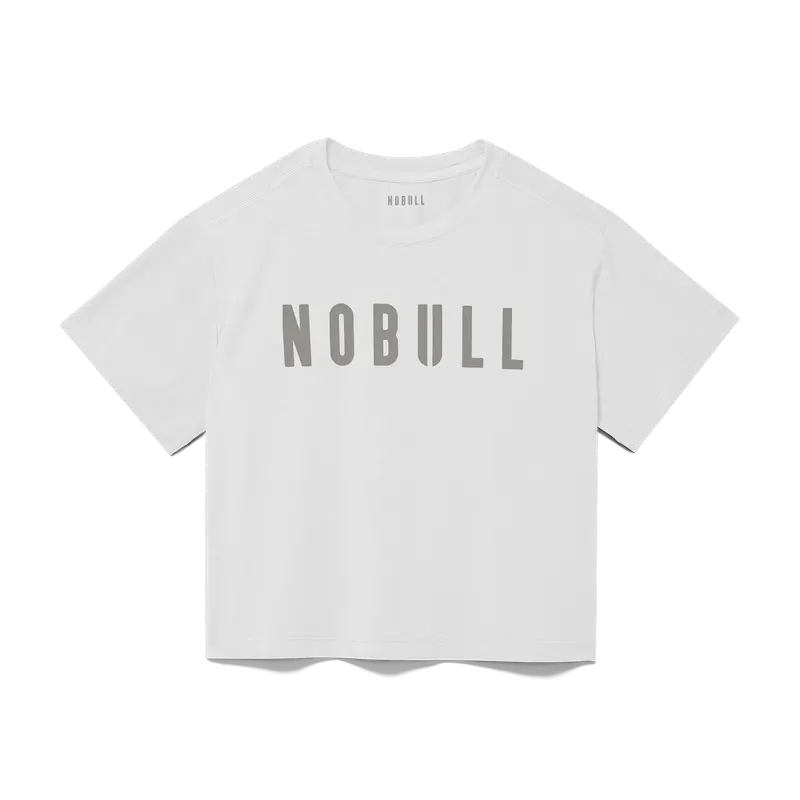 NOBULL Women's Boxy Tee in White