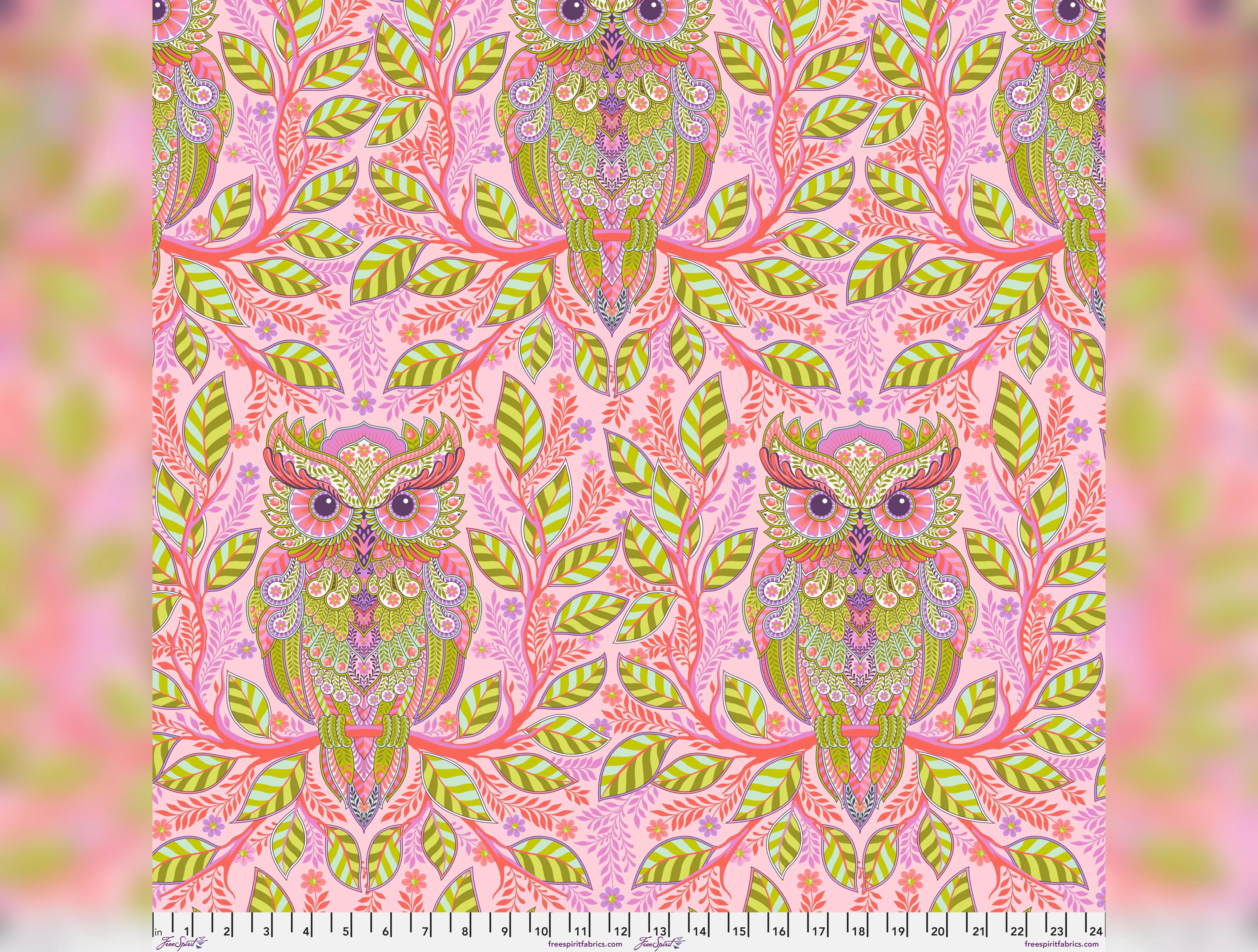 Full Moon Forest II | Hootie Patootie - Honey by Tula Pink for FreeSpirit | PWTP244.HONEY