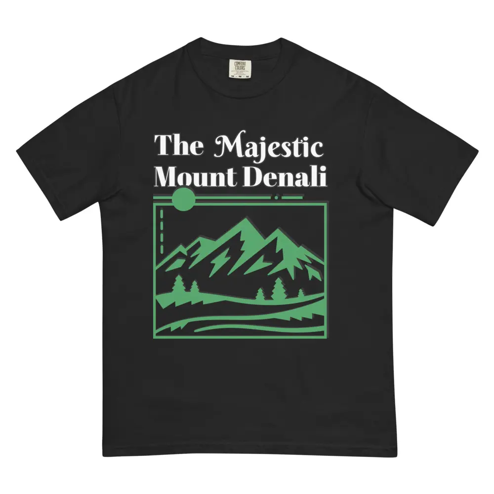 Mount Denali heavy weight T-shirt.