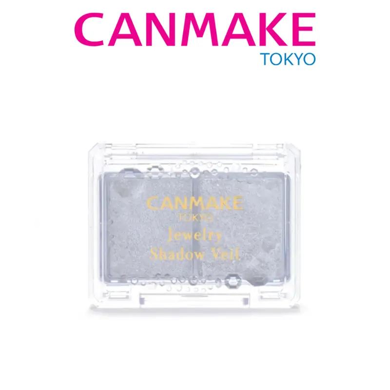 CANMAKE Jewelry Shadow Veil Cosmetic Eyeshadow Eye Palette - 01Innocent Crystal, Enhance Eye Makeup
