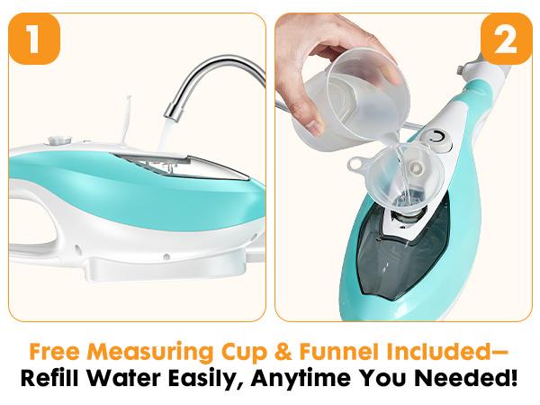 【NEW COLOR】Steam Mop for Floor Cleaning,Lightweight FloorCleaner for Hardwood/Tile/Laminate Floors Carpet