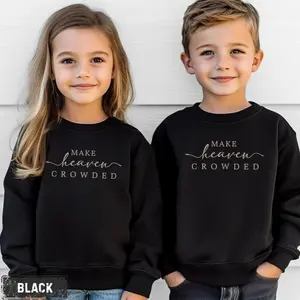 Make Heaven Crowded Youth Christian Youth T-shirt, Sweatshirt Youth Size XS-XL Unisex