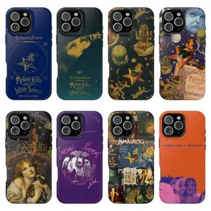 S-Smashing P-Pumpkins Phone Case 30th Anniversary  – Mellon Collie, Siamese Dream & Adore Retro 90s Rock Album Art Cover for iPhone 17 promax to SE & Samsung Galaxy, Fan Gift, Christmas Gift