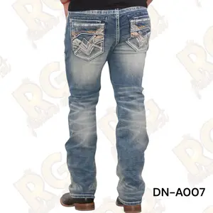 Fashion Jeans Menswear Pants Pocket