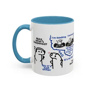 Just An Inchident Coffee Cup, Funny Meme Sport Trending Mug,  Funny Racer Audio Tea Cup, Gift For Racing Fans Trending Mug
