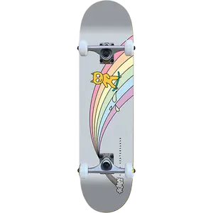 Meow Over The Rainbow Fade Skateboard Complete 7.75"