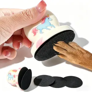 Dog Nail File, Cat Nail File,Scratch Square For Dogs Stress Free Nail File, Dog Nail File & Scratch Pad - Prevent Furniture Damage from Long Sharp Dog Nails, Stress-Free Claw Trimmer and Grinder for Dog Grooming at Home, Pet Nail Care