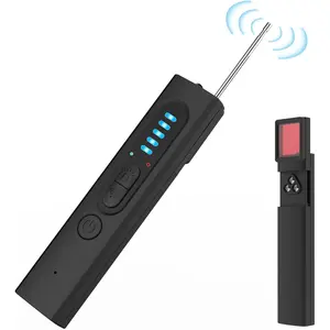 Anti Spy RF Signal Scanner, Bug Detector, 6 Levels Sensitivity 4 Modes, 36H Work, For Els, Home, Office, Protect Your Privacy In All Aspects (Black)