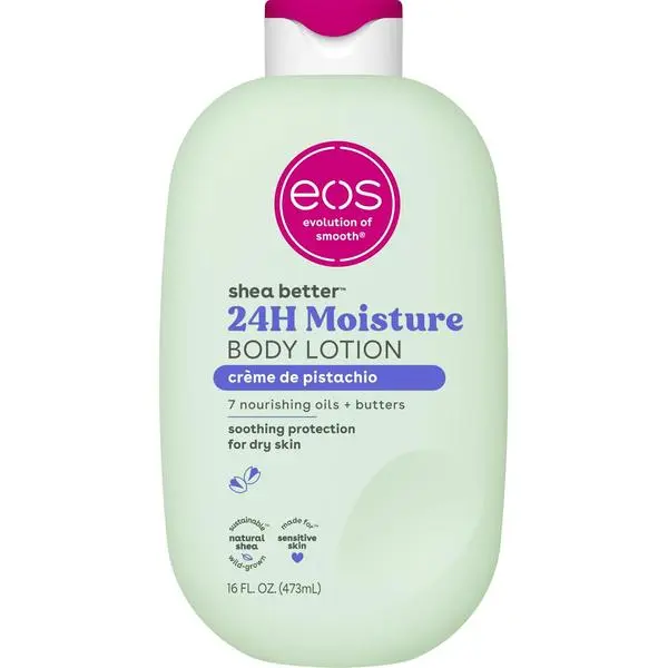 eos Shea Better Body Lotion- Crème de Pistachio, Natural Shea, 16 fl oz