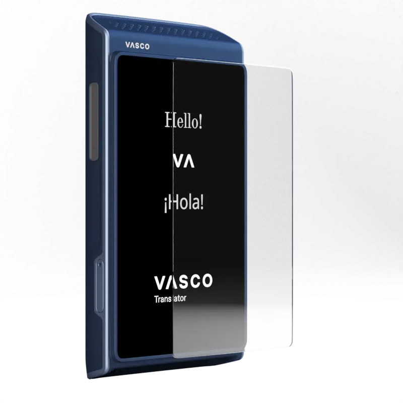 Tempered Glass Screen Protector for Vasco Translator Q1 | 9H Premium Tempered Glass Film (Clear) | Scratch-Resistant HD Clear Shield