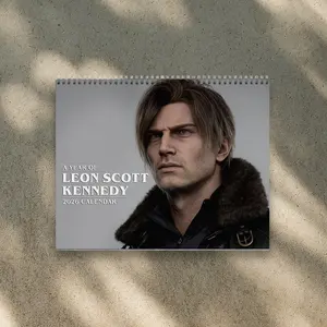 A Year Of Leon Kennedy 2026 Calendar, Leon Kennedy 2026 Wall Calendar, Must Have Gift For Fans 2026 A Year Of Leon Kennedy 2026 Calendar Wall Calendar, Gift for fans