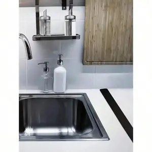 2pcs T-shaped silicone stove gap strips, high temperature resistant, waterproof and oilproof. Dustproof sealing design fills kitchen gaps, keeps countertops neat and stain-free.
