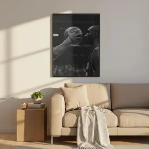 [Sale off up to 65%][Free Ship][No Frame] Motivational Basketball Poster, Sports Quote Wall Art, Classic NBA Gift, Minimalist Gym Home Decor, Locked In Print For Him