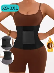 Women's Leopard Pattern Adjustable Waist Trainer Belt, Fitness Sports Waist Trimmer, Shaping & Sweat Wrap, Comfortable Design, Postpartum Belly Band, Waist Trimmer Cincher